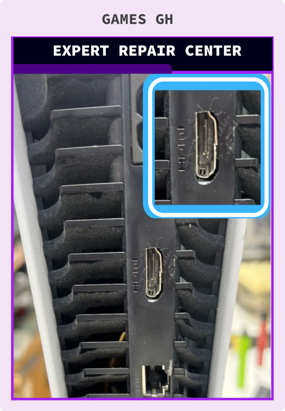 PlayStation 5 (PS5) HDMI Port Repair Service - HDMI Replacement